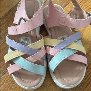 Pastel Multi-Color Kids Sandals